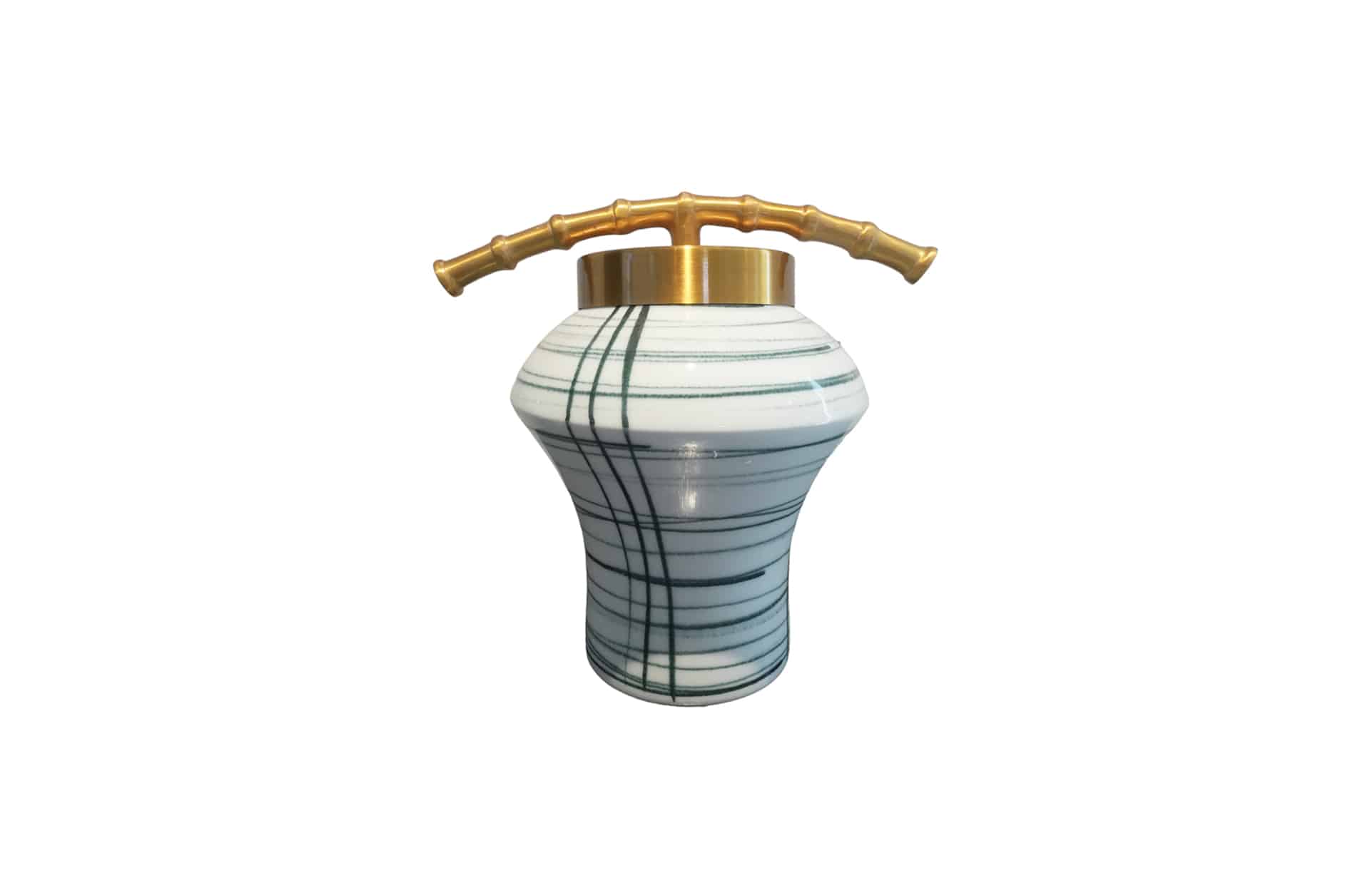 Home Decor Vase & Ceramic Jars Porcelain Design 20 Front View