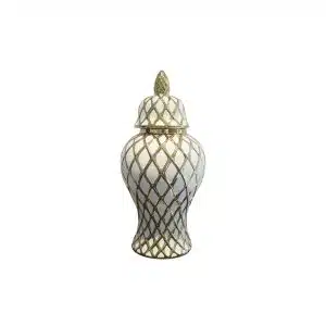 Home Decor Vase & Ceramic Jars Porcelain Design 23(S) Front View