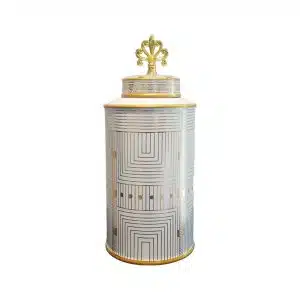 Home Decor Vase & Ceramic Jars Porcelain Design 27 Front View