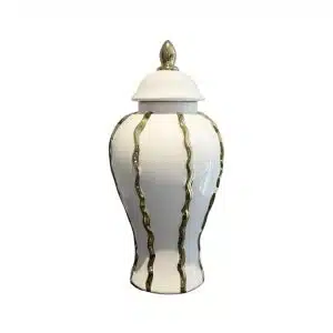 Home Decor Vase & Ceramic Jars Porcelain Design 6(L) Front View