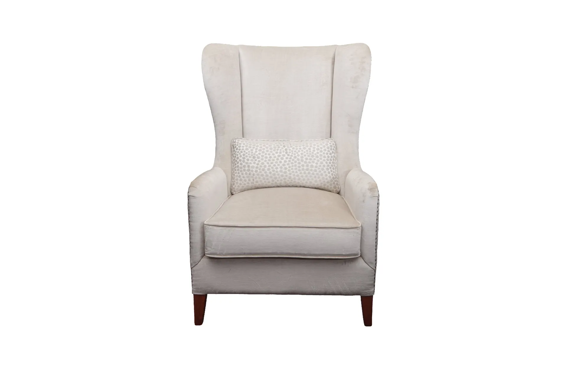 Home Decor Kern Armchair TL62 Plaster Front View