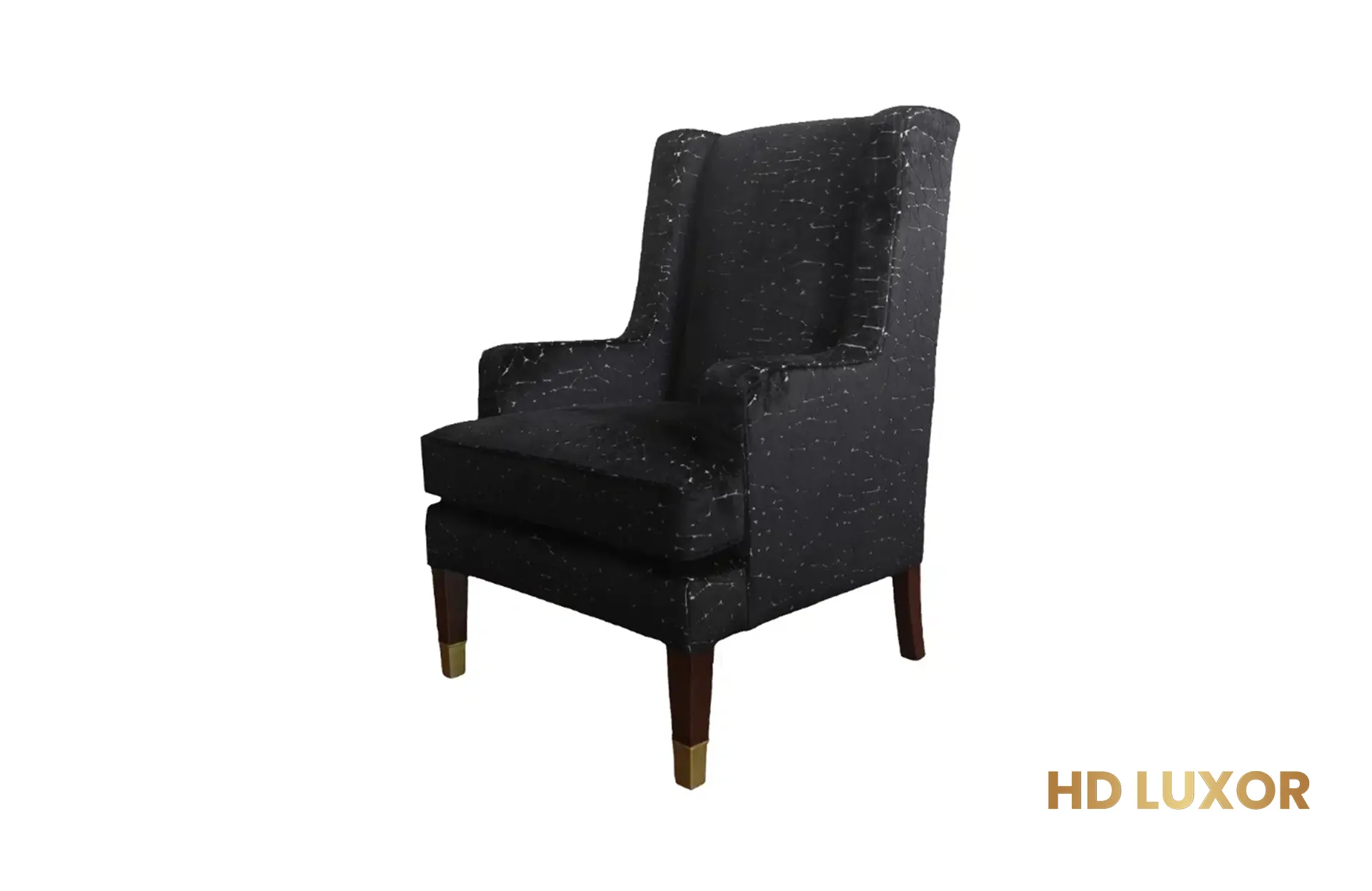 Home Decor Arm Chair Livorno Single 11 Onyx Side View