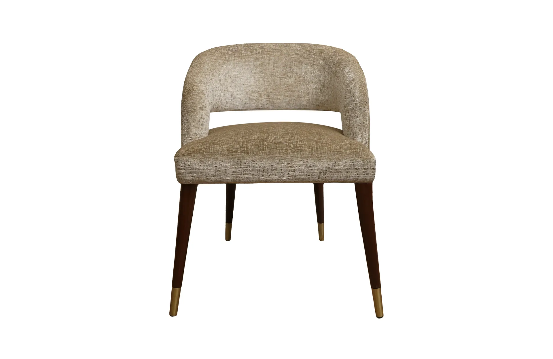 Home Decor Tiara Dining Chair MTV Cream Front View