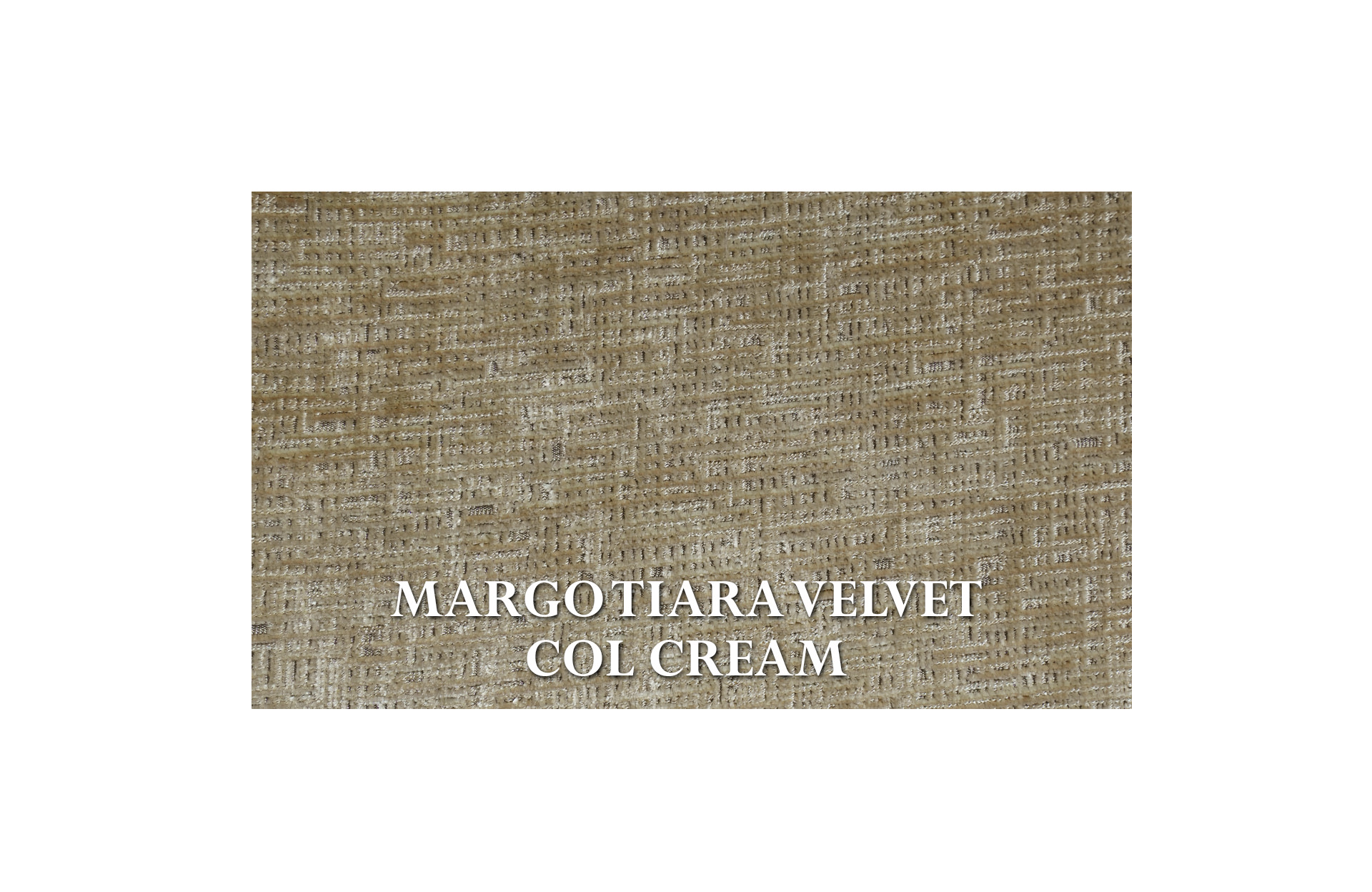 Home Decor Tiara Dining Chair MTV Cream Fabric View MARGO TIARA VELVET COL CREAM