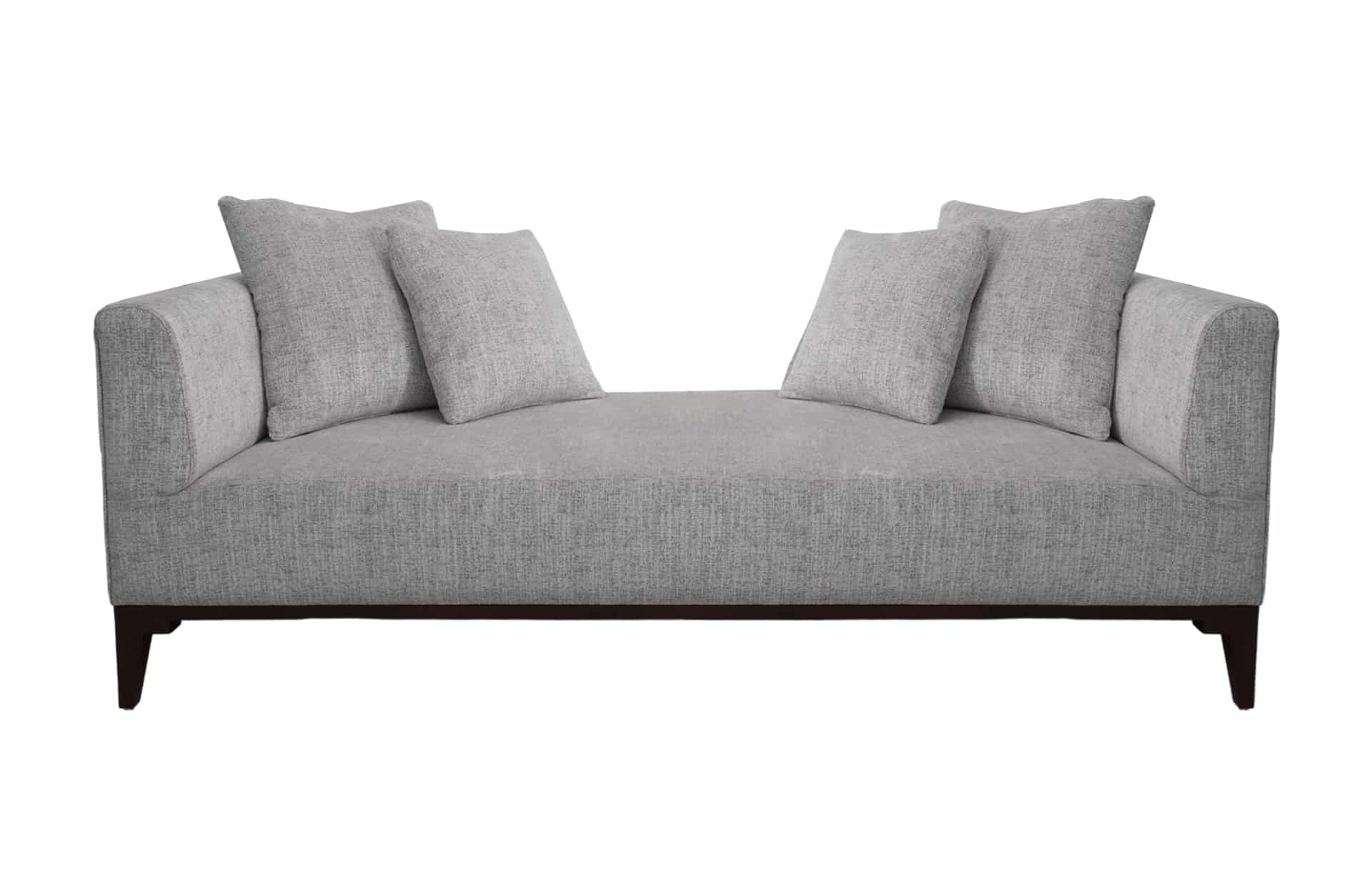 Home Decor Cleopatra / Day Beds Delphine Daybed HV 28 Silver Front View