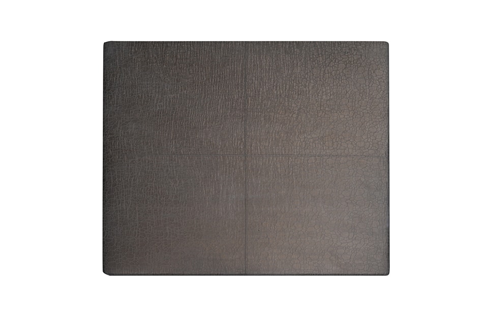 Home Decor Ottoman & Pouf Okinawa Leather Top View