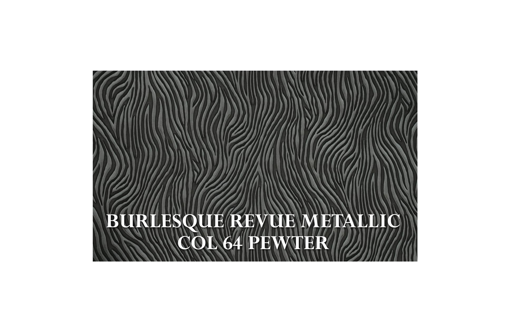 Home Decor Withby Armchair G 03 Plaza Fabric View BURLESQUE REVUE METALLIC COL 64 PEWTER