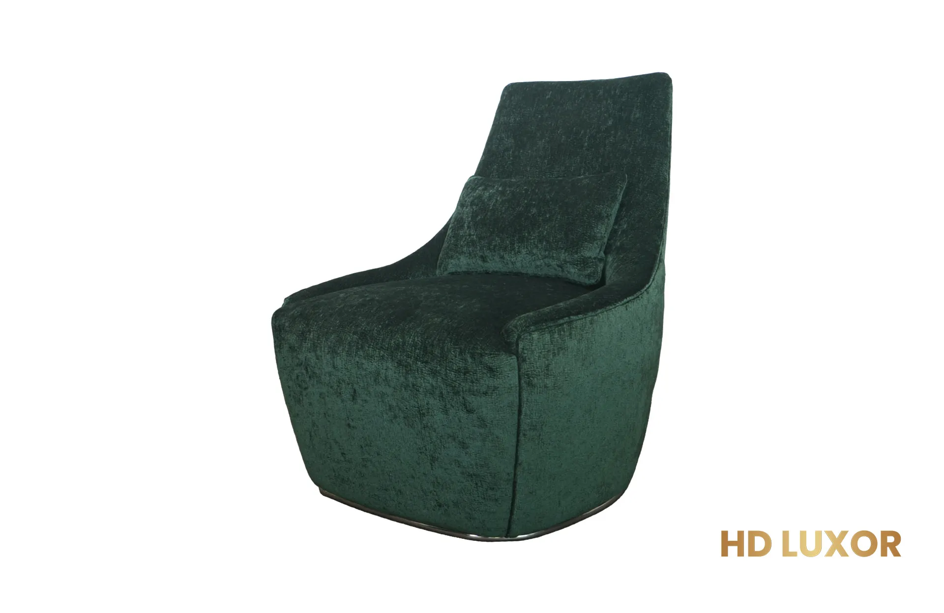 Home Decor Armchair Sigma Lounge Chair Hunter Side View