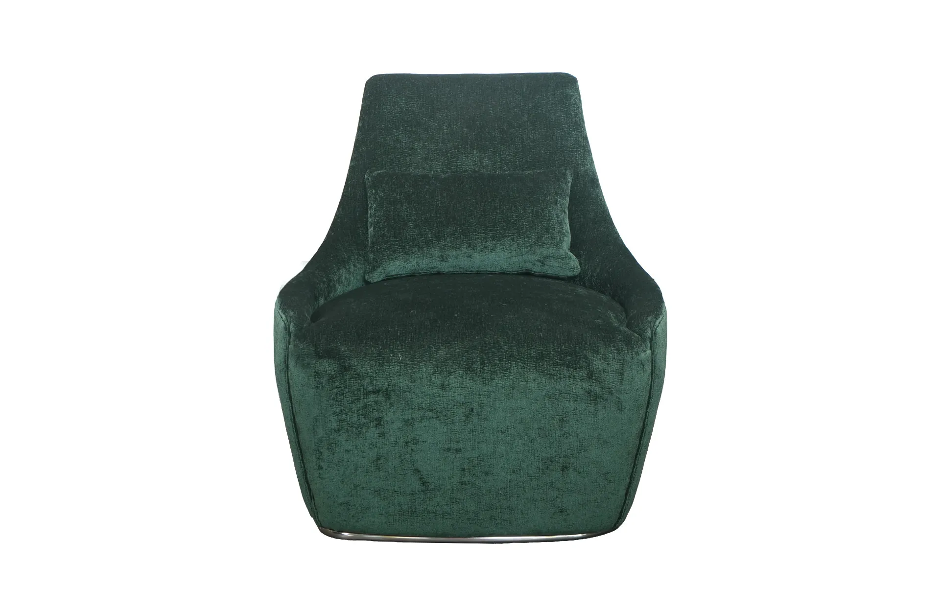 Home Decor Armchair Sigma Lounge Chair Hunter Front View