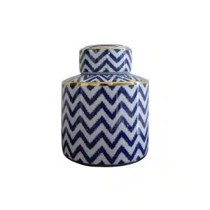 Home Decor Vase & Ceramic Jars Porcelain Design 1(M) Front View