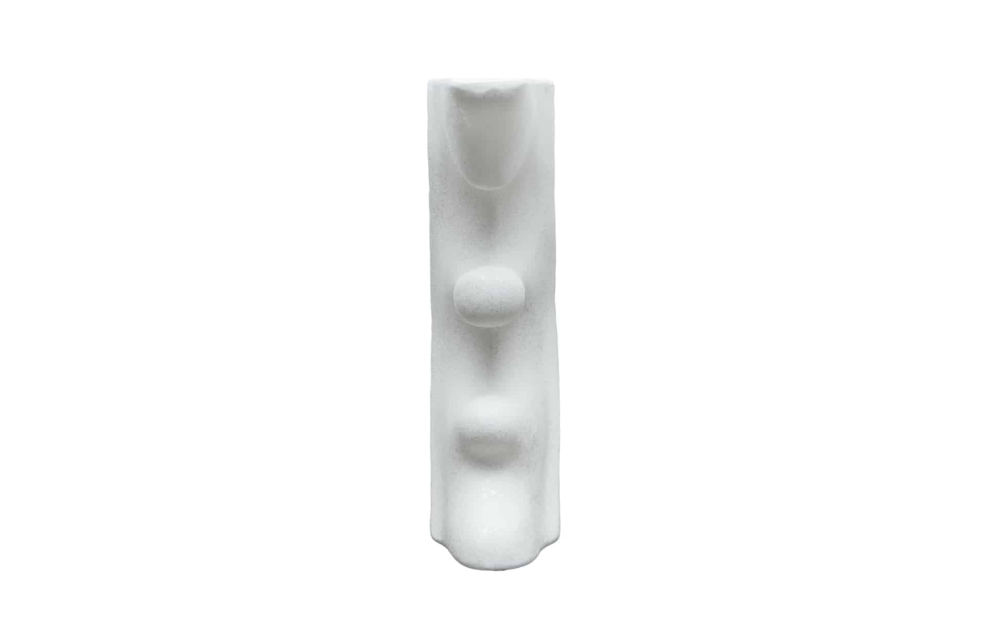 Home Decor Vase & Ceramic Jars FD-D23022A Streamline Cross Vase A Front View