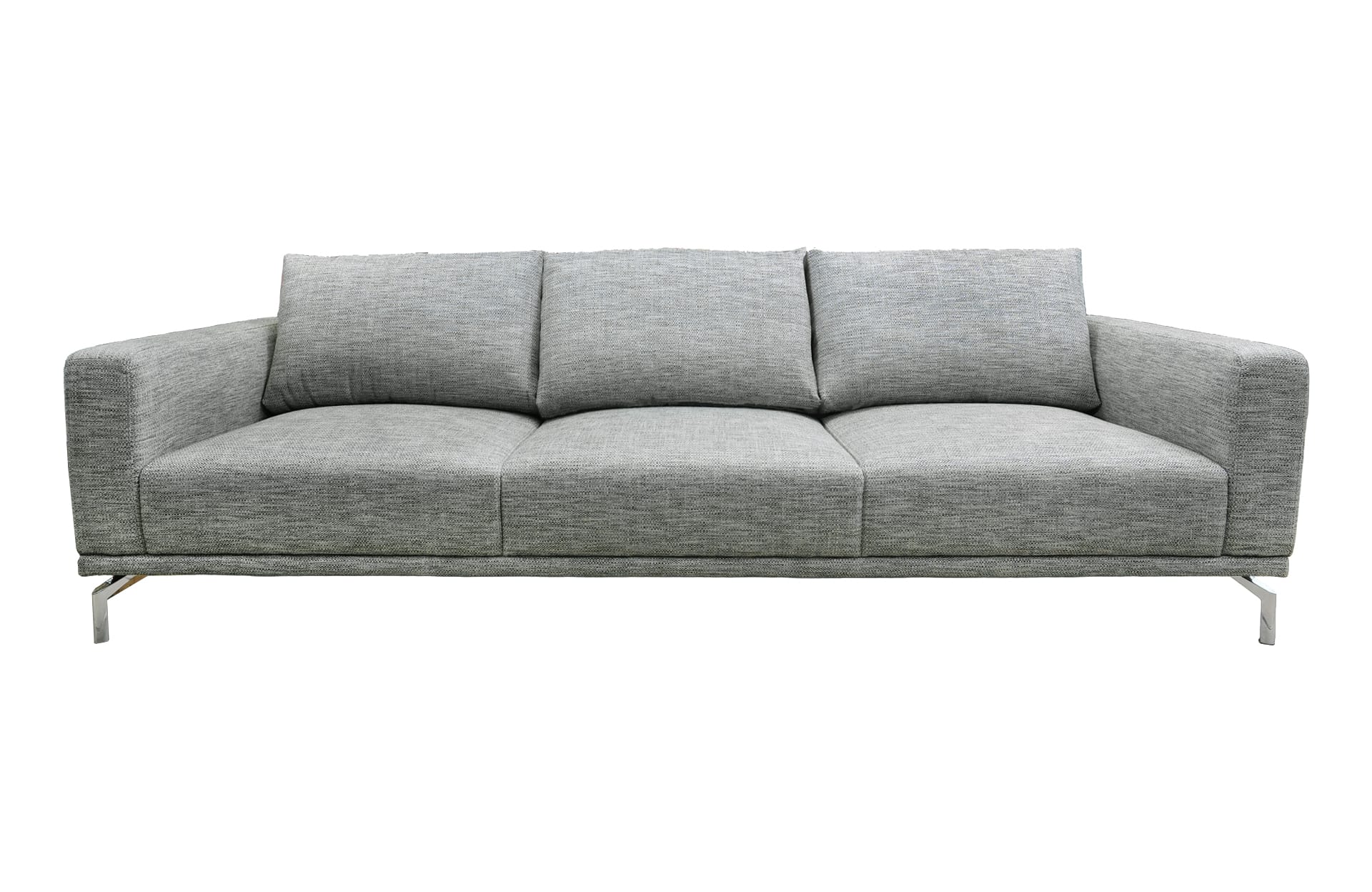 Home Decor Warren Sofa TF 601 Silver Front View