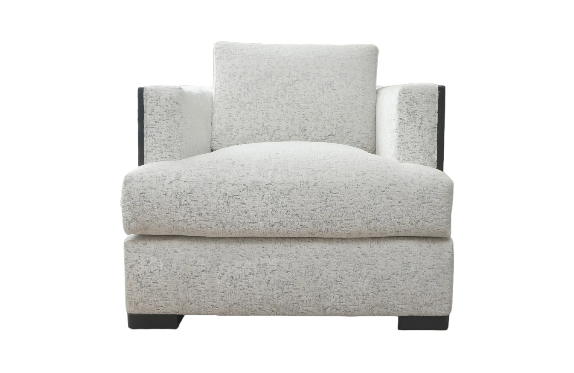Home Decor Armchair Bari Deco Ivory Front View