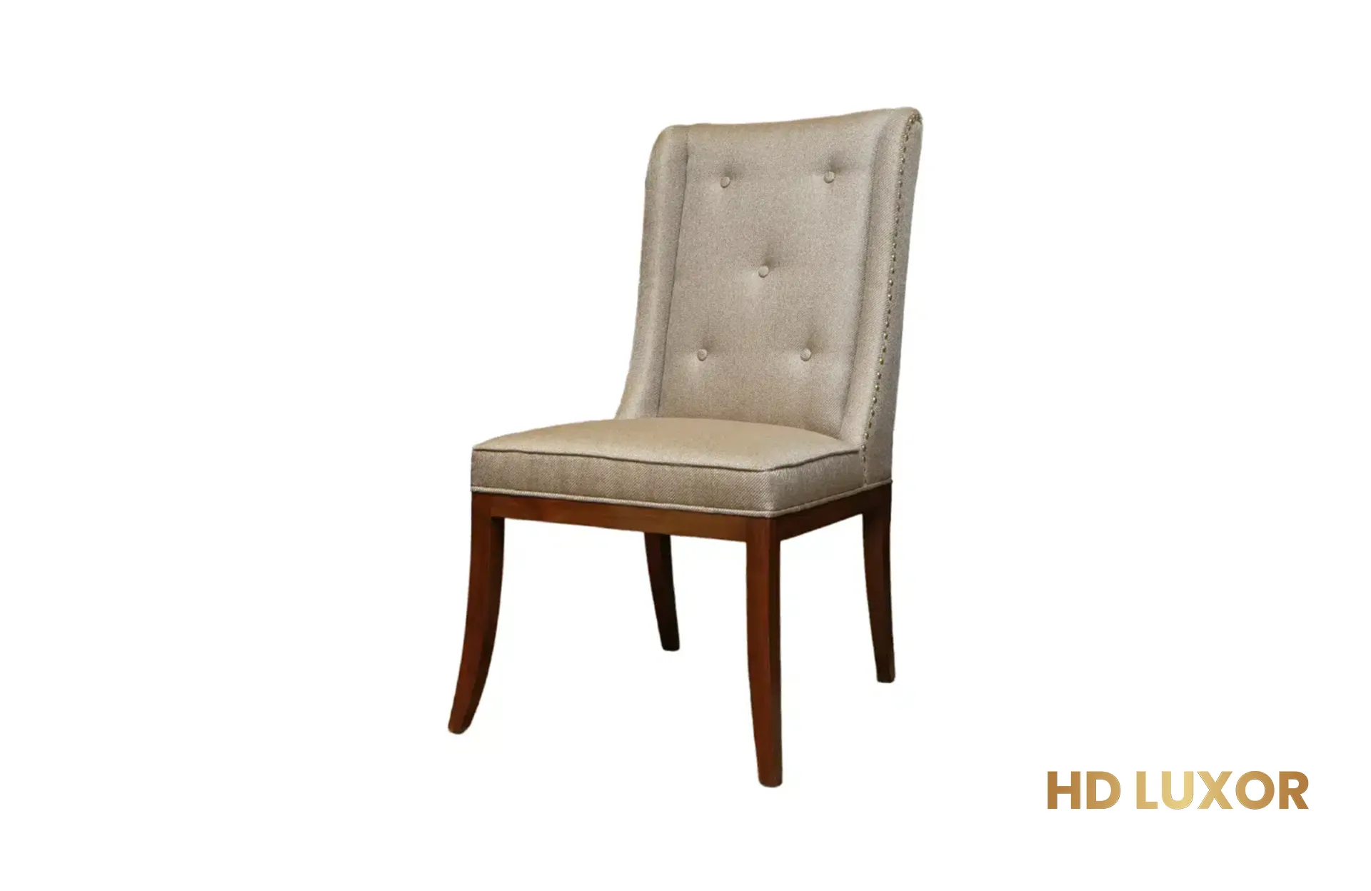 Home Decor Etta Dining Chair STL1647 Jute (Button) Side View