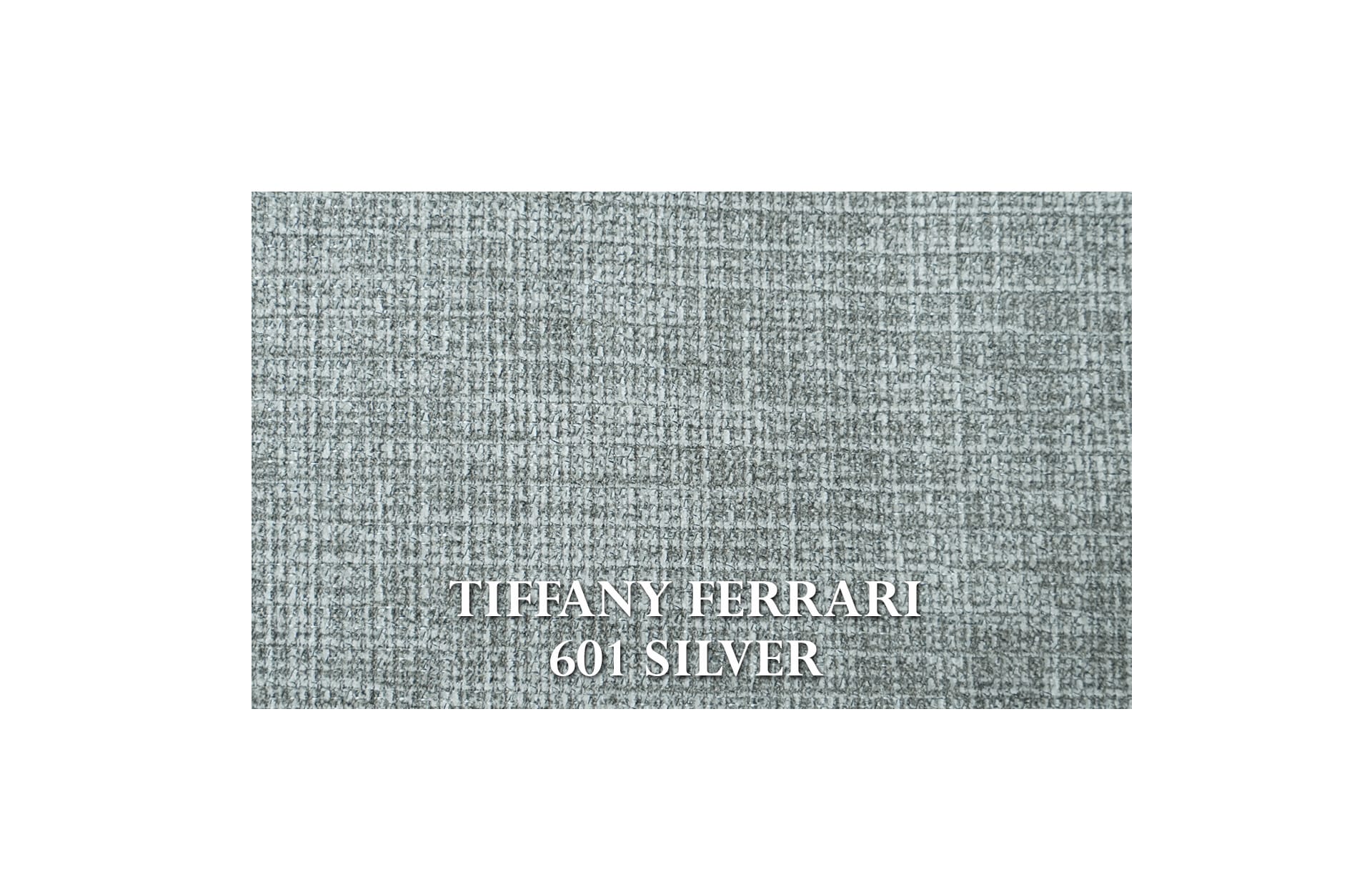 Home Decor Warren Sofa TF 601 Silver Fabric TIFFANY FERRARI 601 SILVER