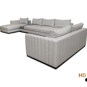 Vanesia L Sofa TB Silver