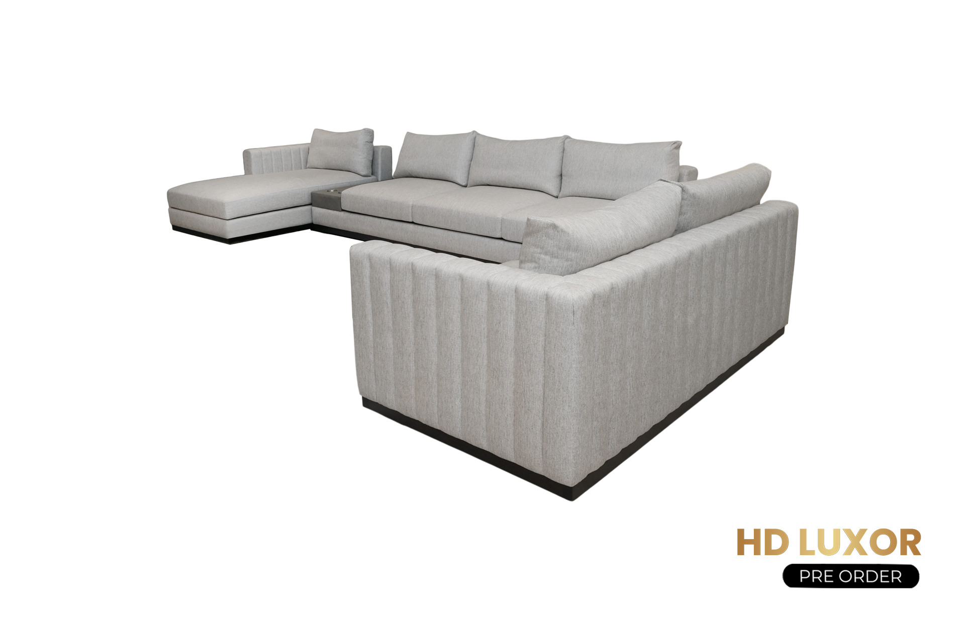 Vanesia L Sofa TB Silver