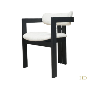 Home Decor Dining Chair Niort Oslo Ivory Side View