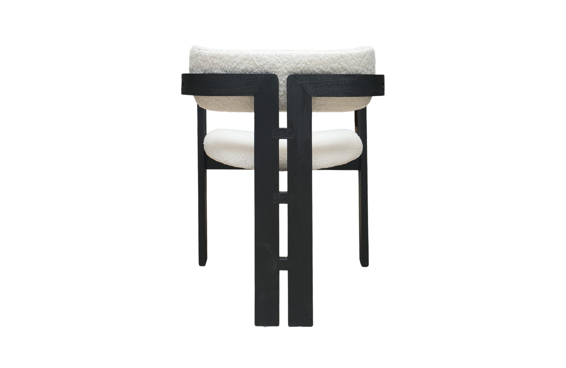 Home Decor Dining Chair Niort Oslo Ivory Back View