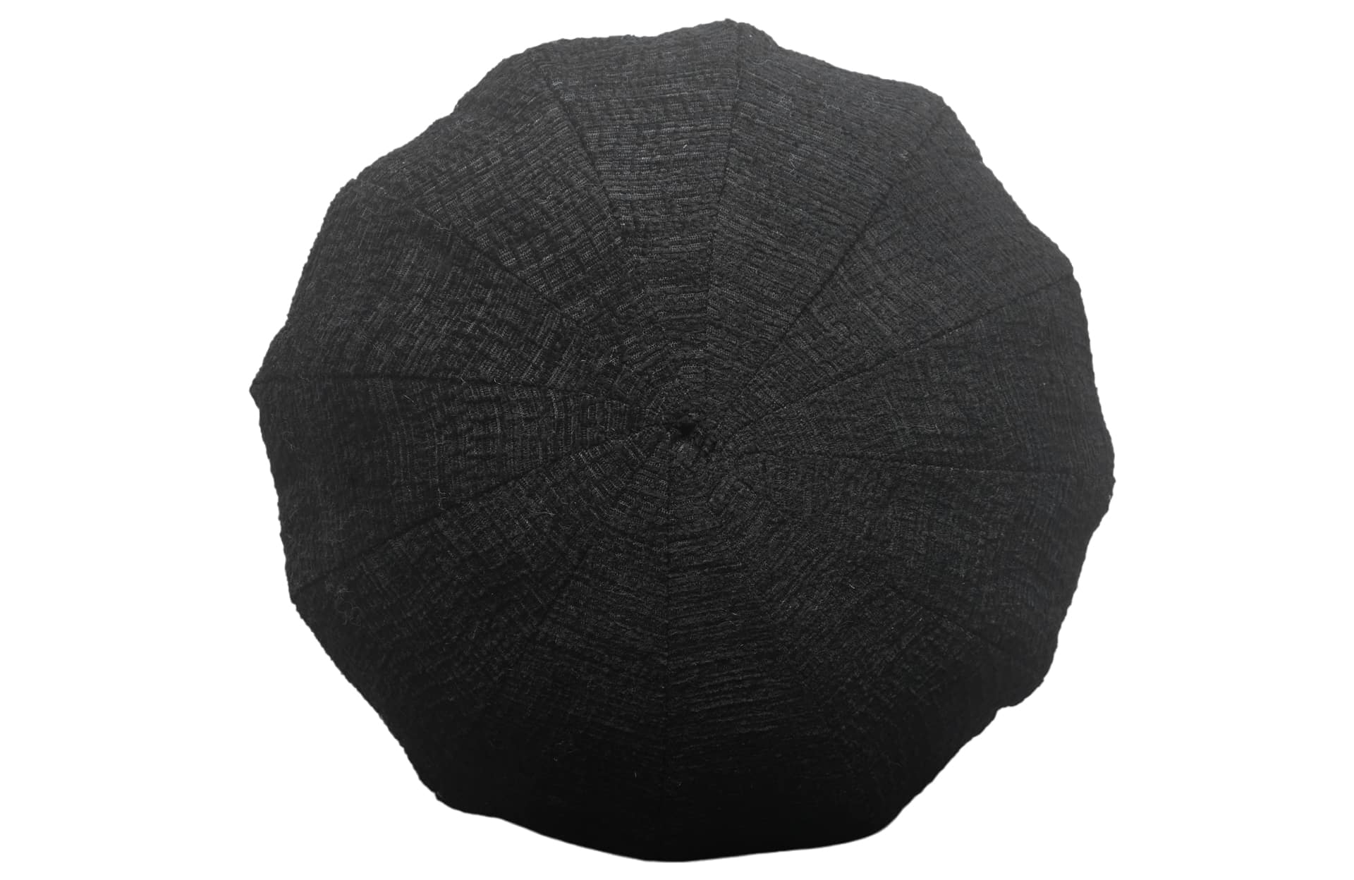Home Decor CHN2003032830 Round Cushion 60 Black Top View