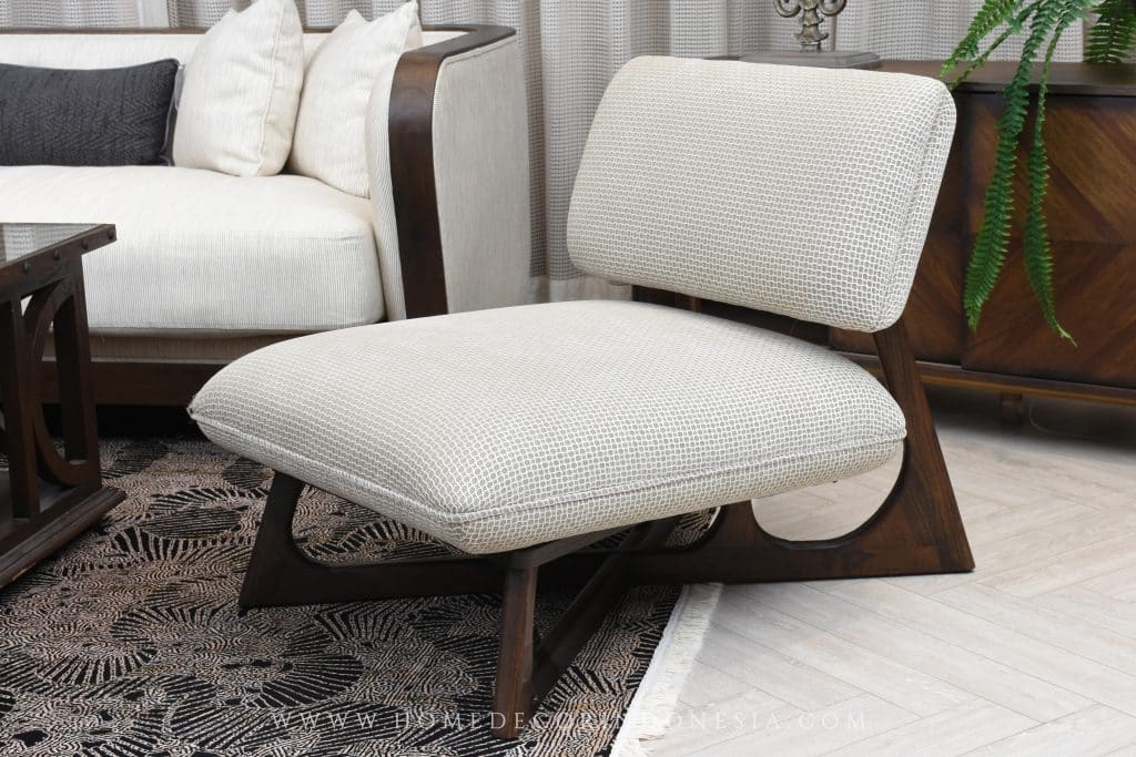 Home Decor Armchair With Vitrage and Buffet Metal Base 2 Sliding Doors Amalfi