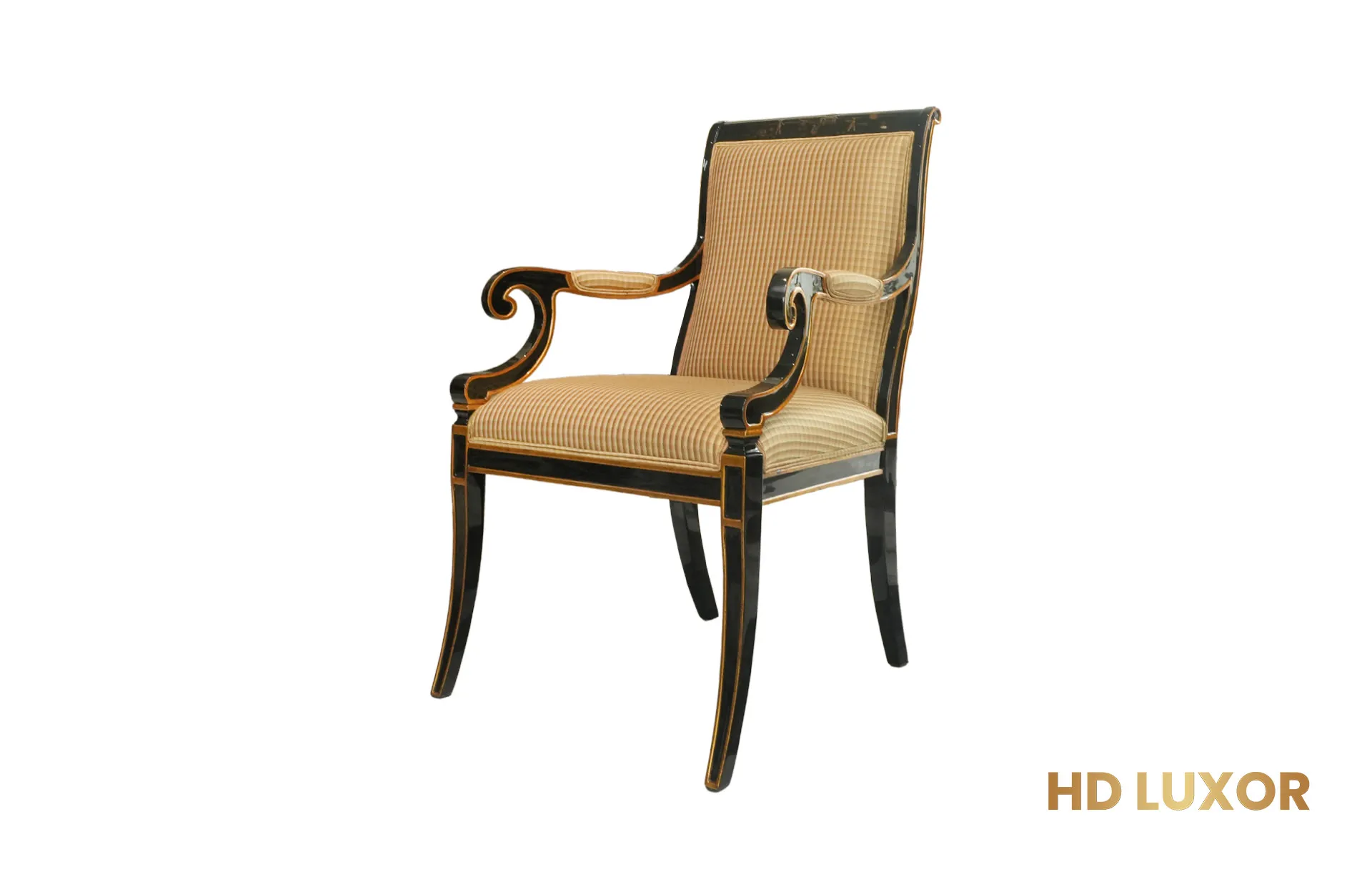 Home Decor Arm Chair Charleston Chinoiserie STTMC- 49 Side View