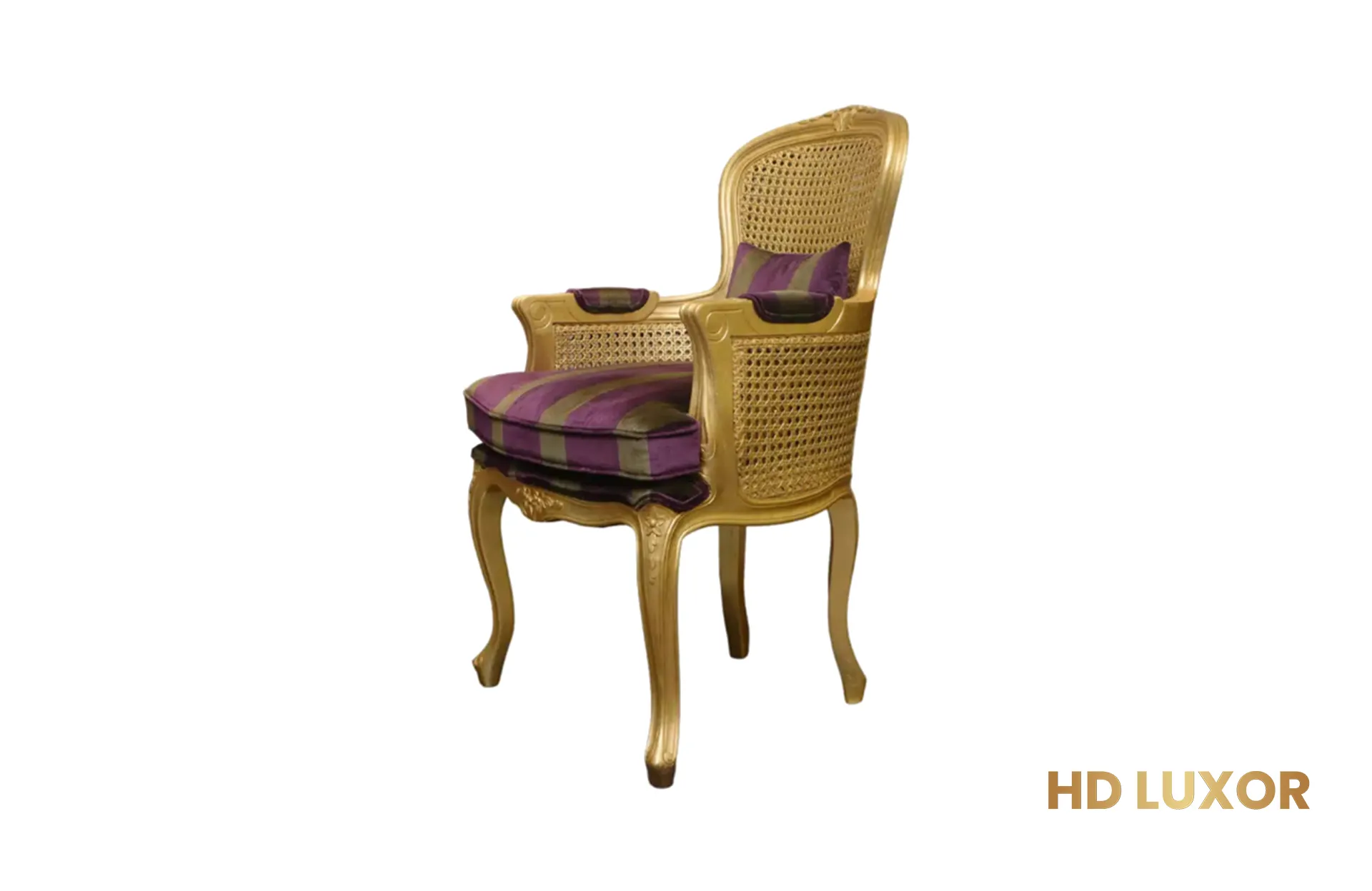 Home Decor De Mailly Chair MVS RG 1B Purple Side View