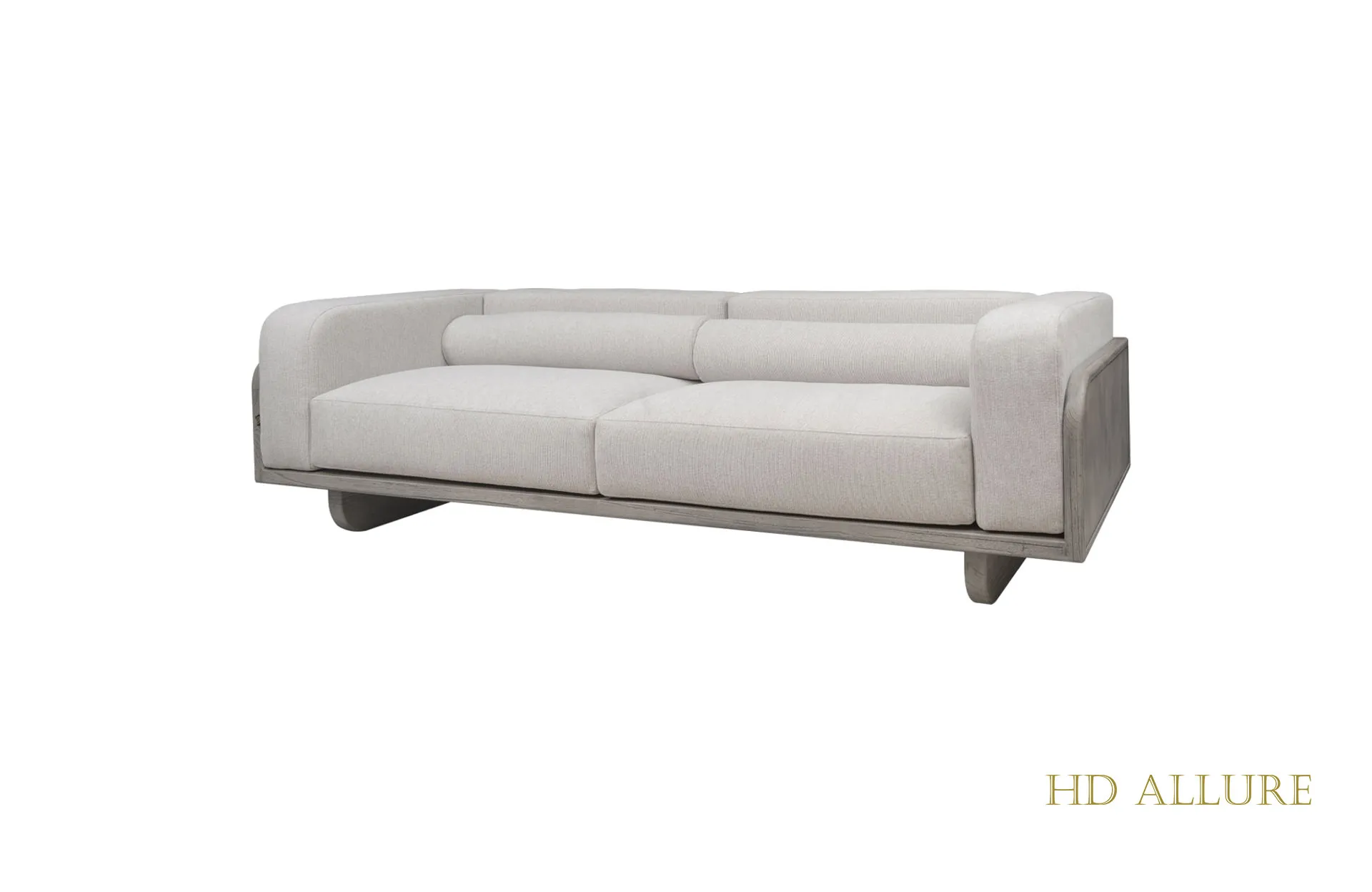 Home Decor Sofa Kalamata 3S Denton Cream Side View