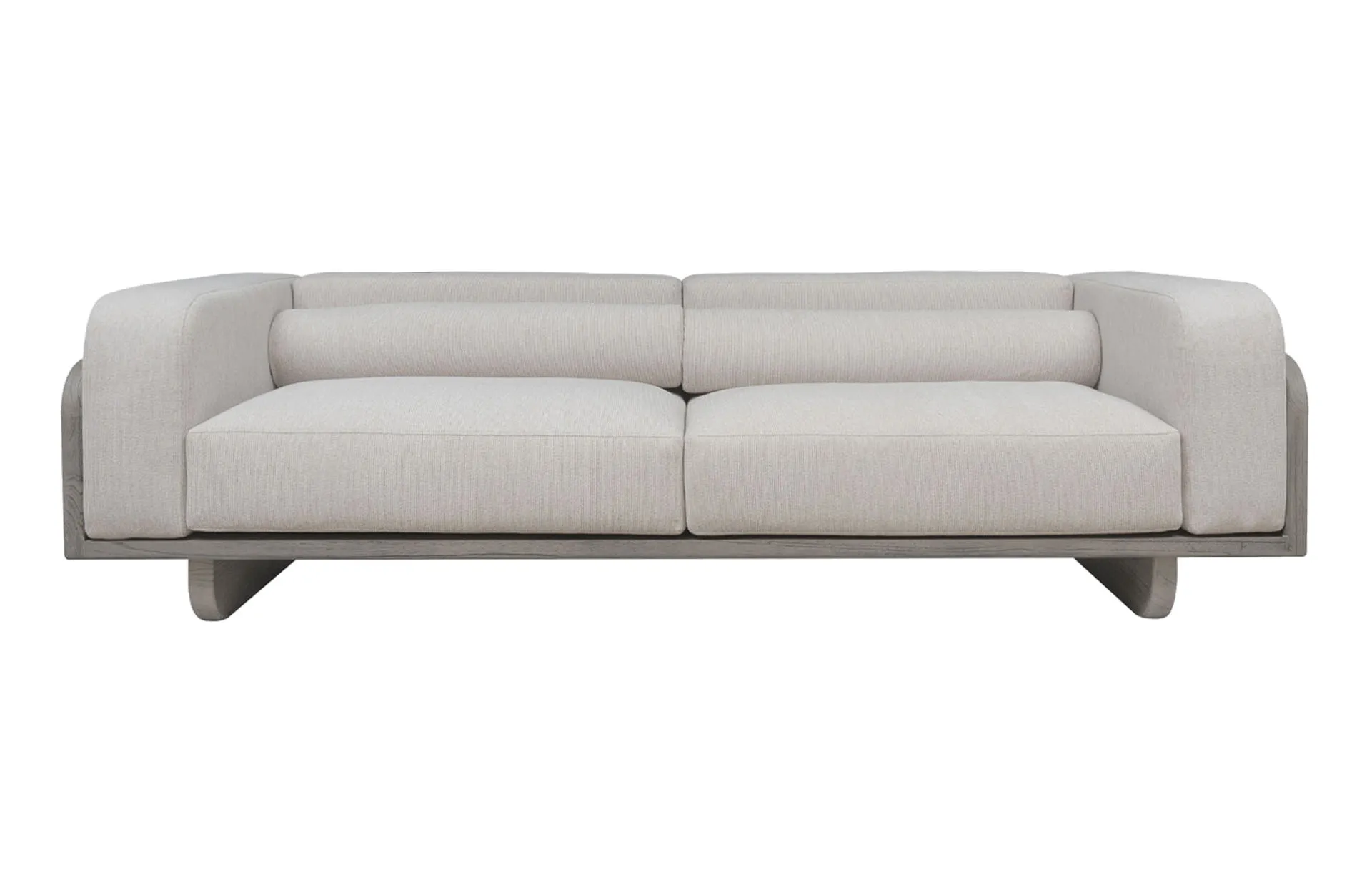 Home Decor Sofa Kalamata 3S Denton Cream Front View