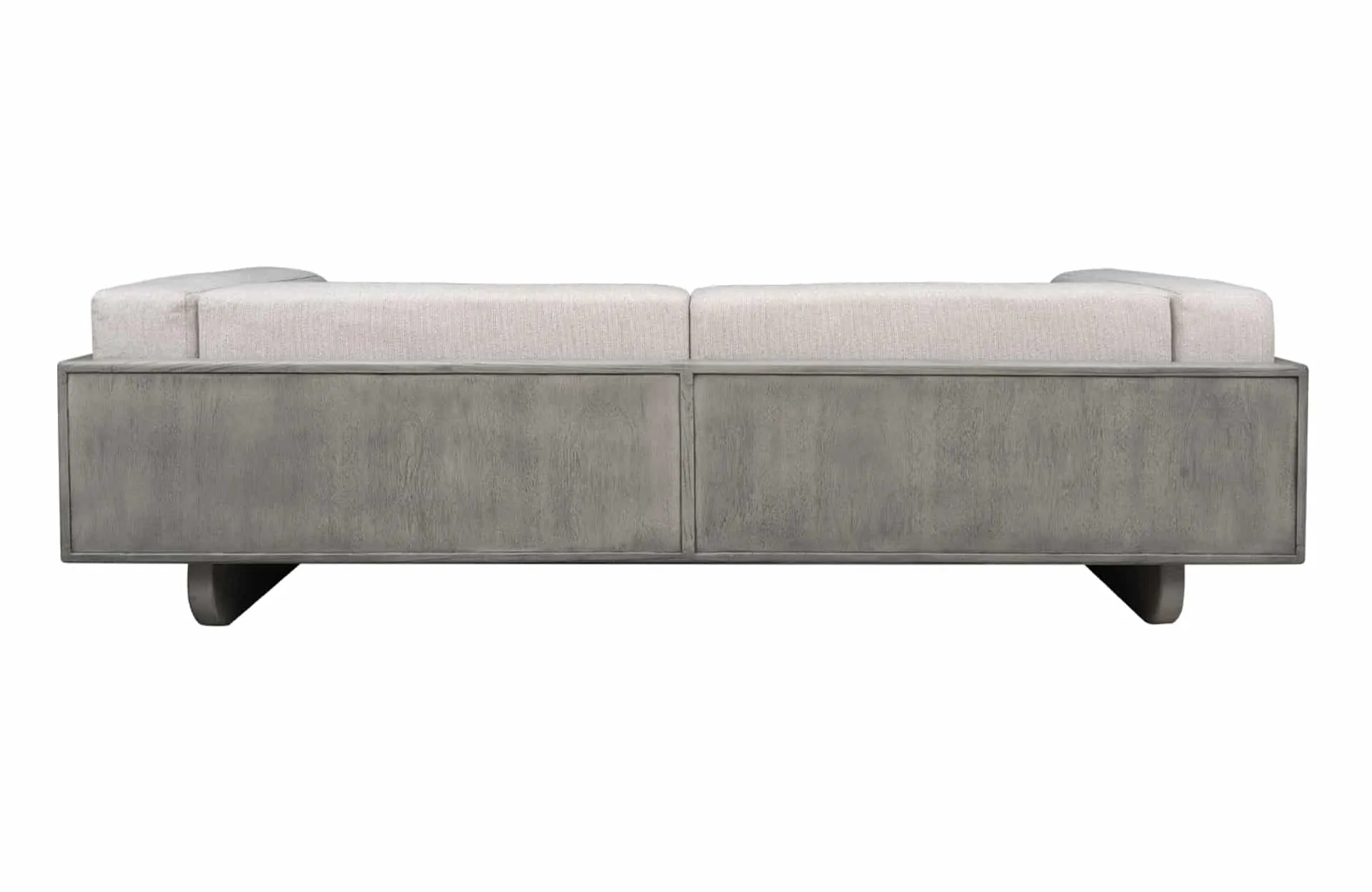 Home Decor Sofa Kalamata 3S Denton Cream Back View