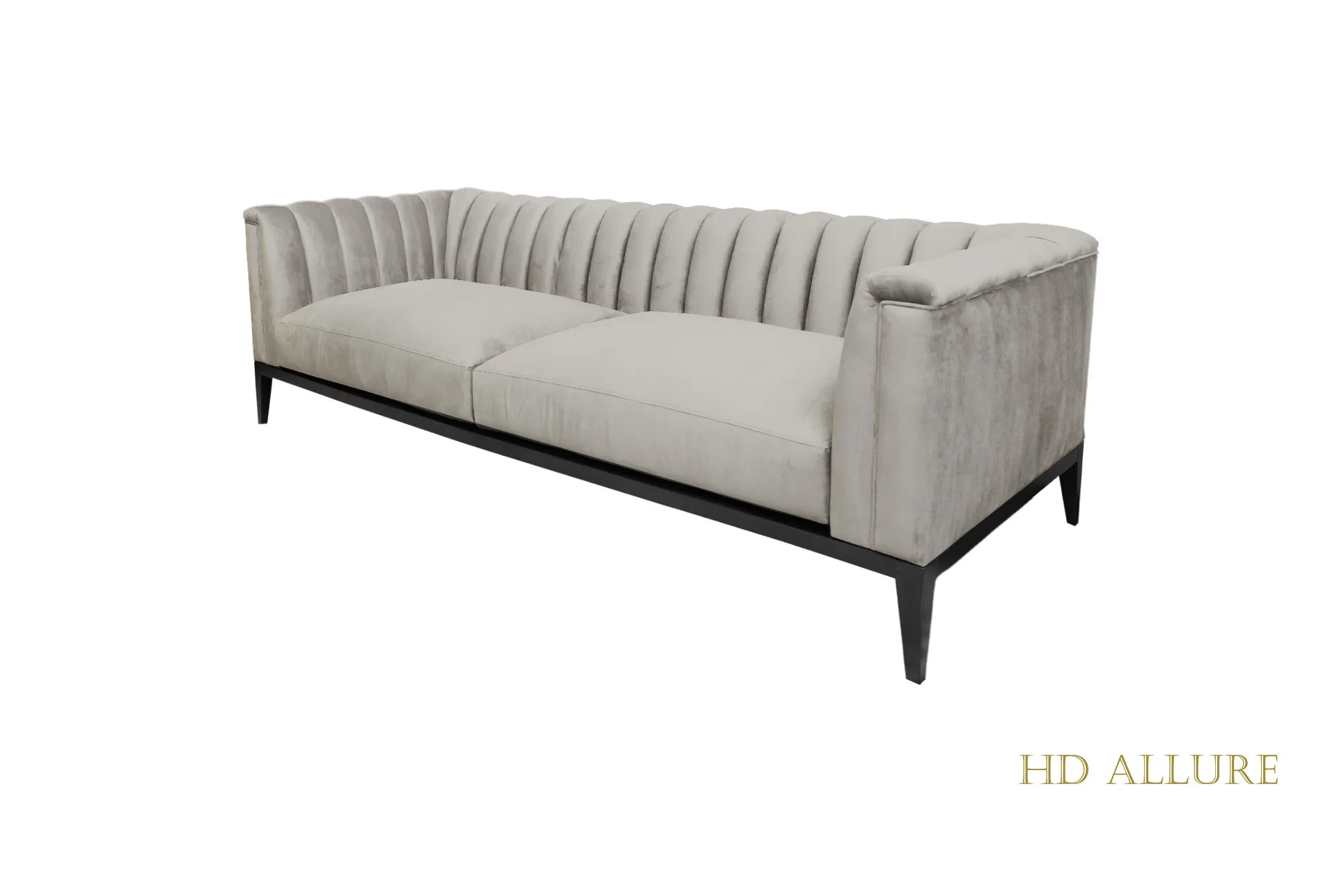 Home Decor Sofa Olbia 3S Empire III Stone Side View