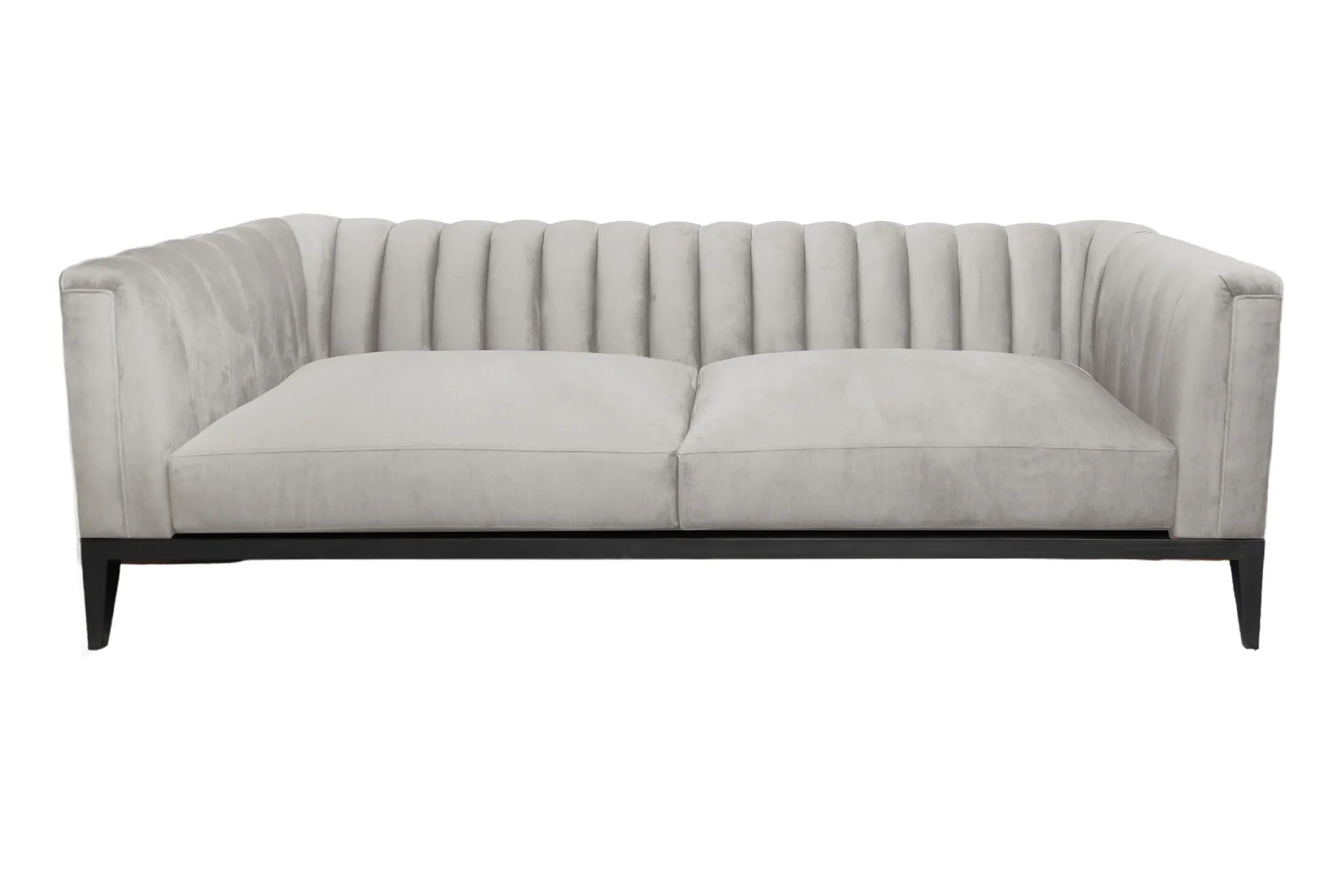 Home Decor Sofa Olbia 3S Empire III Stone Front View
