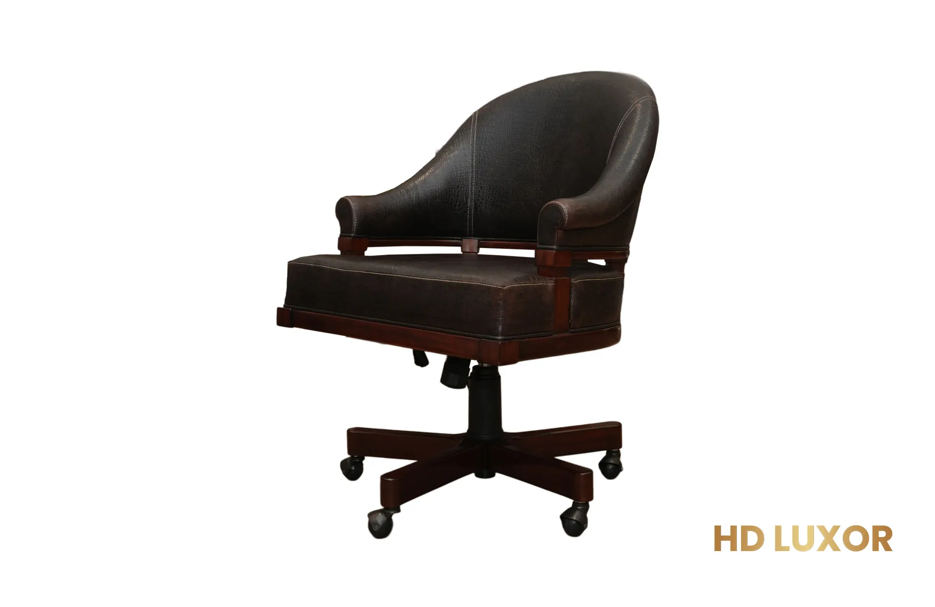 Home Decor Swivel Chair Riga 34607 Side View