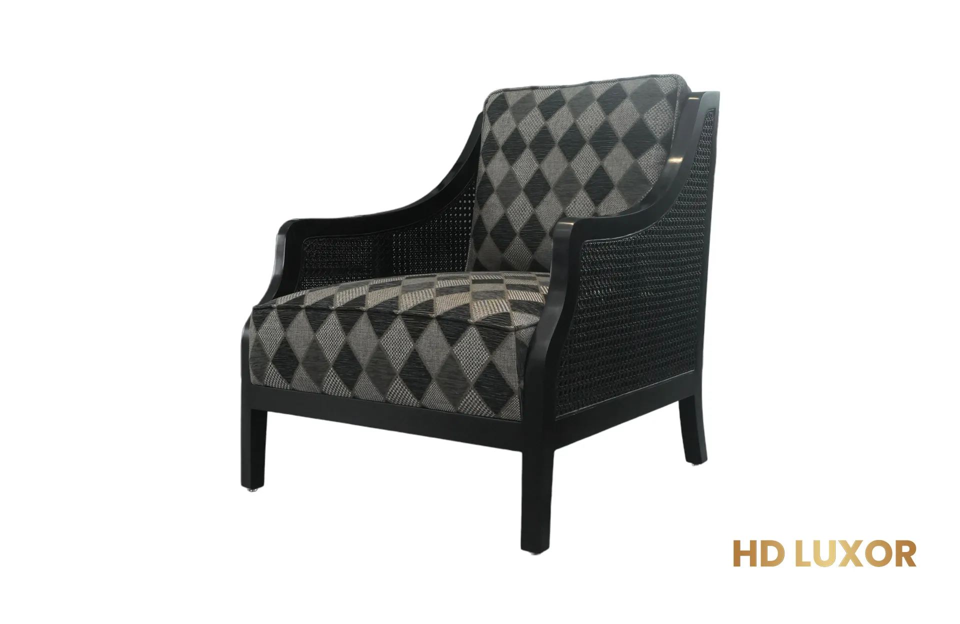 Home Decor Antique Single Rottan SN 2164 - 20 Side / Front View