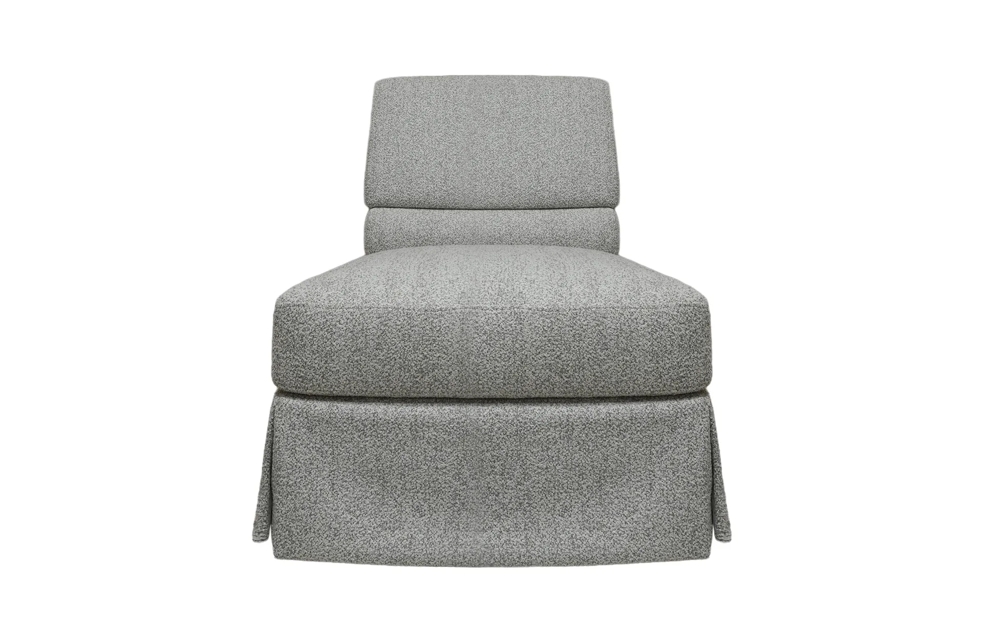 Home Decor Eliz Armchair MM Stone Front View
