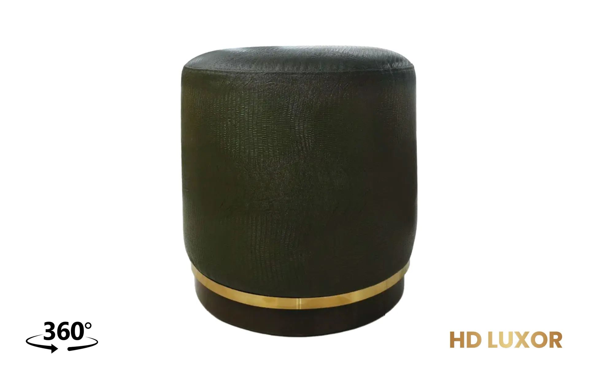 Home Decor Pirdop Swivel Stool 30 Olive Front View