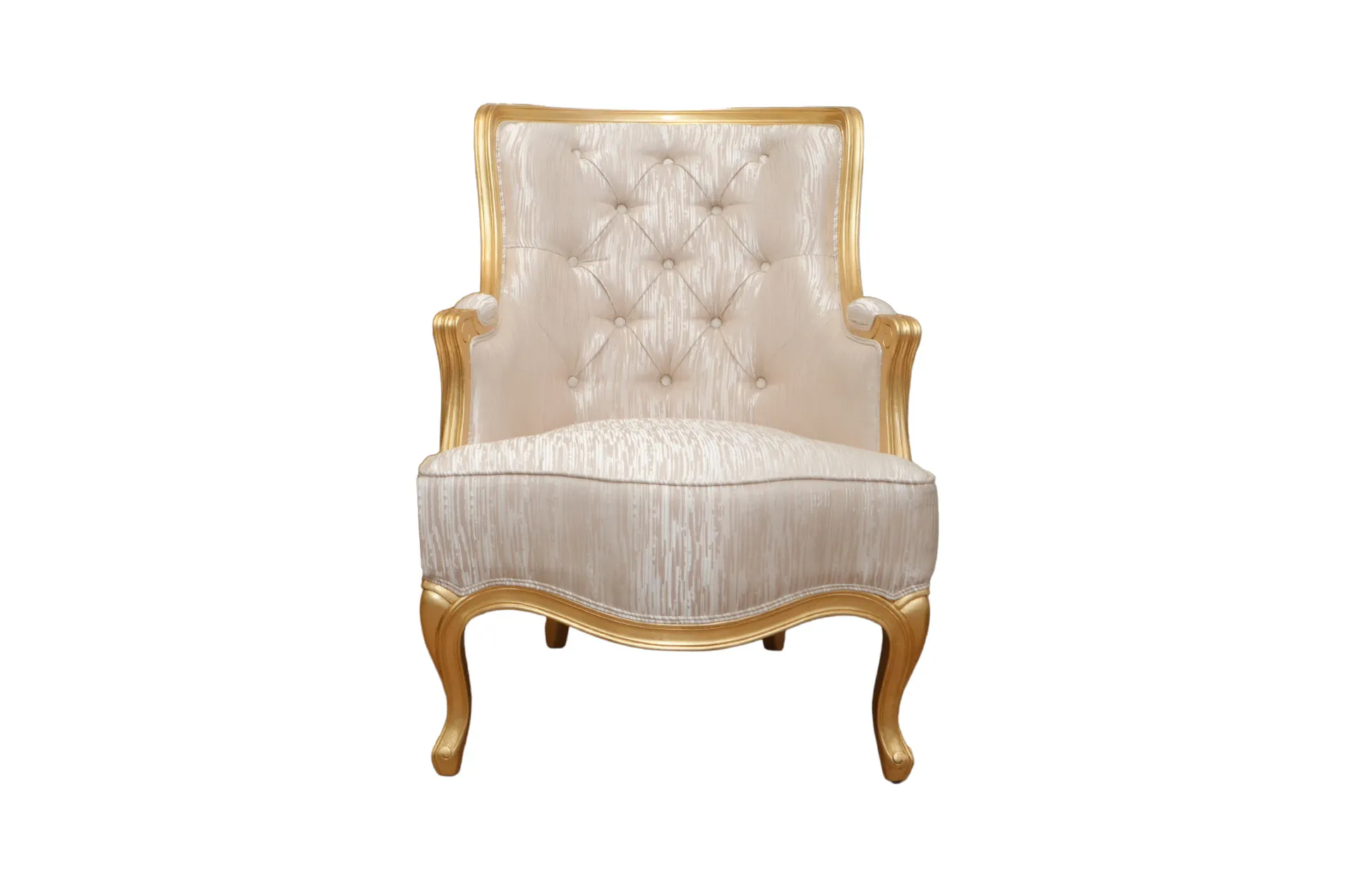 Home Decor Rawa Chair FC Champagne Front View