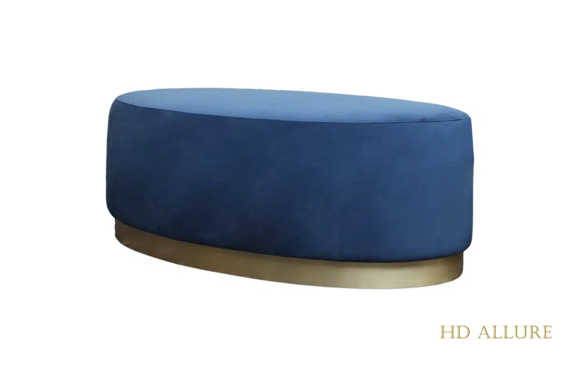 Home Decor Stool Laval Marquis Navy Side View