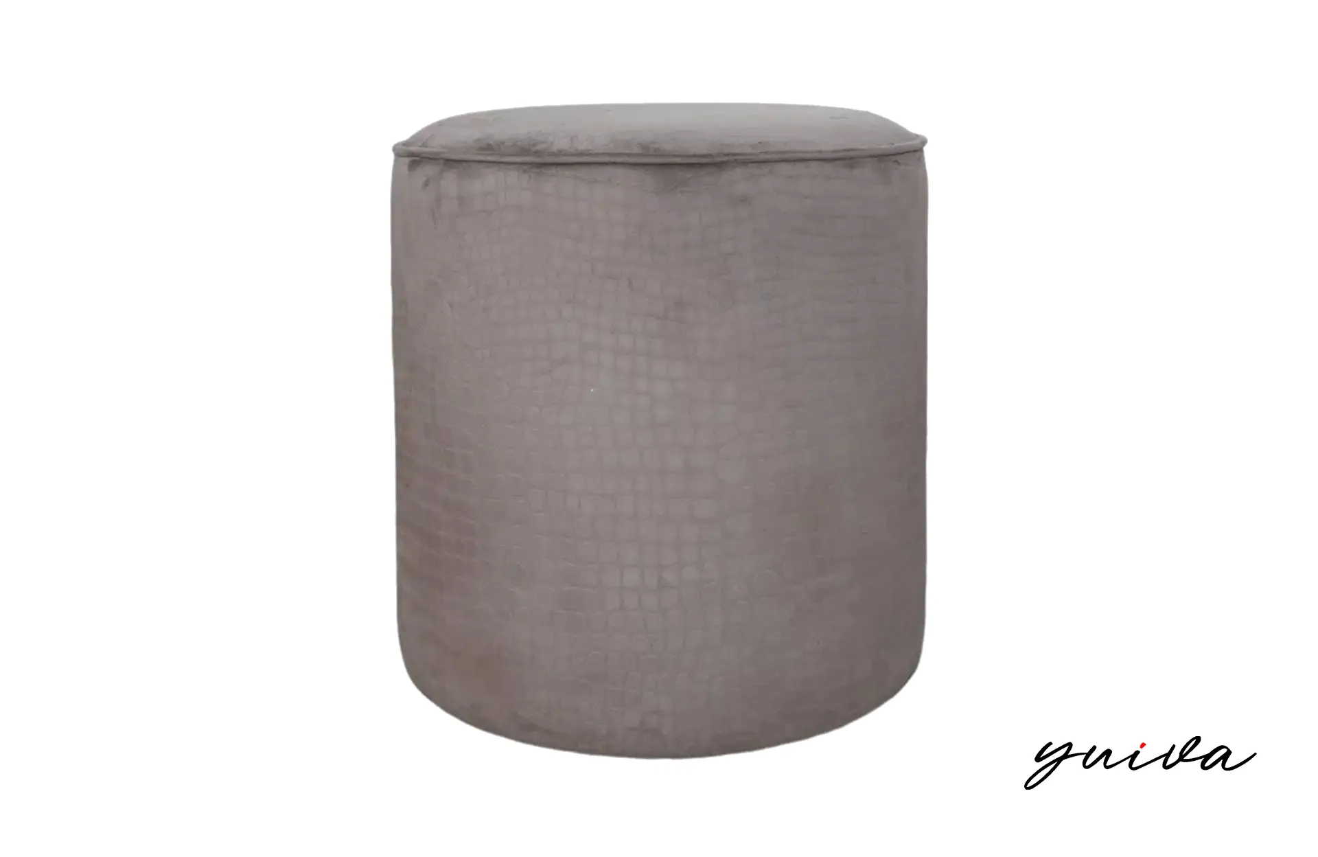 Home Decor Thunder Pouf Touch Dove Front View