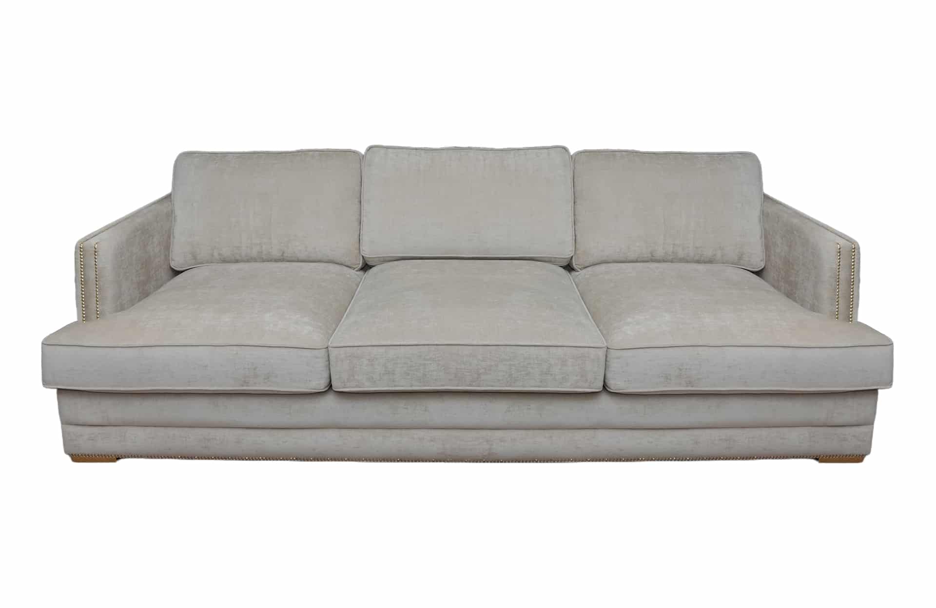 Home Decor Mink Sofa MH Beige Front View