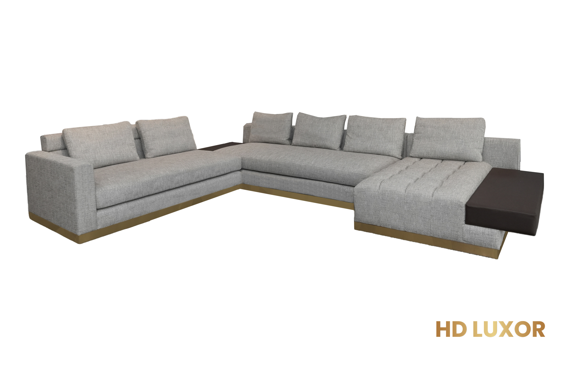 Home Decor Sectional & Corner Sofas Daniel L Sofa SA 10072-03 Side View