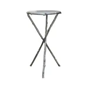 Home Decor Table with Marble Top AL-5591 Side Table Front View