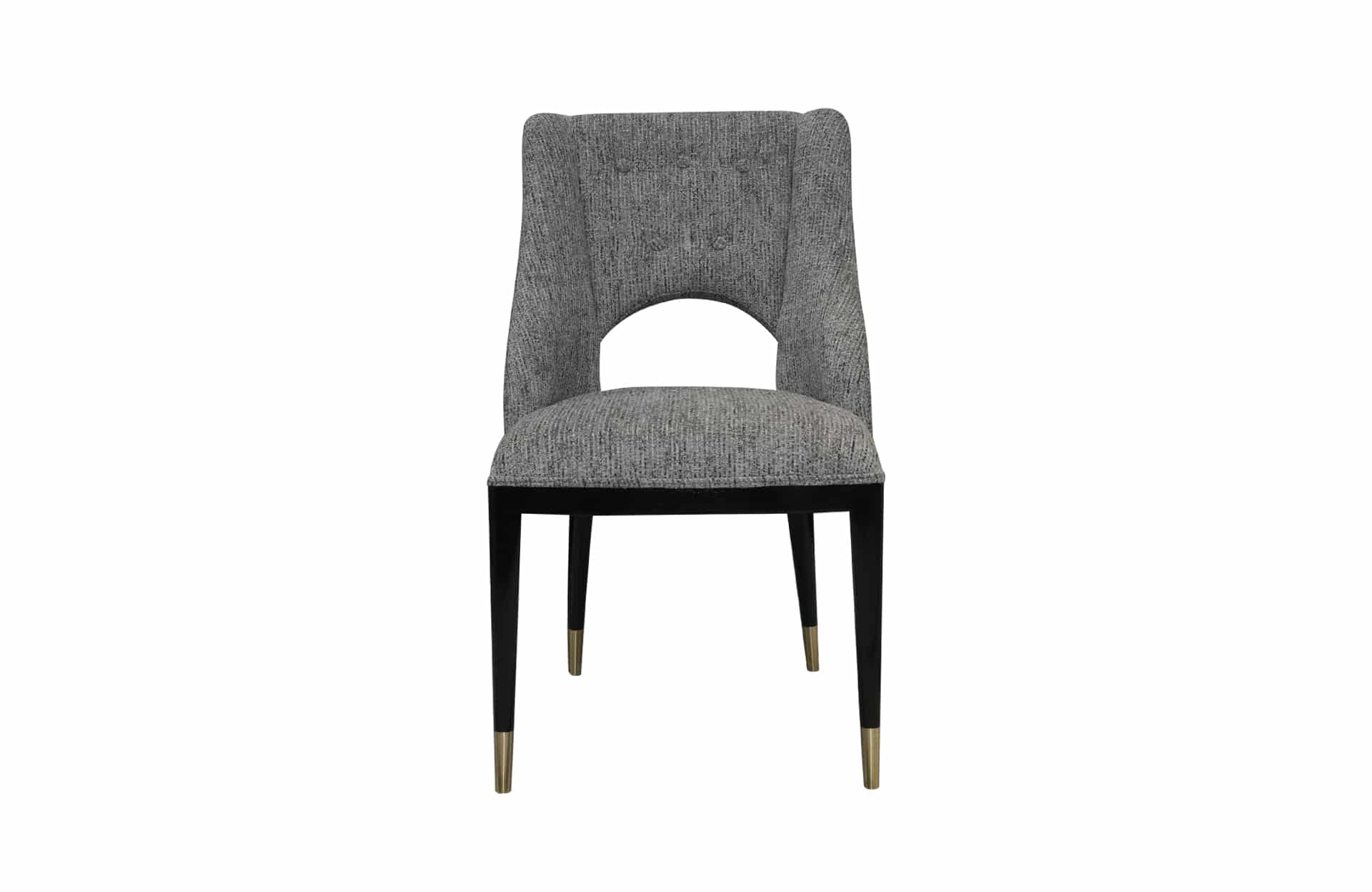 Home Decor Alyona Dining Chair BC 90232-20 Stone Front View