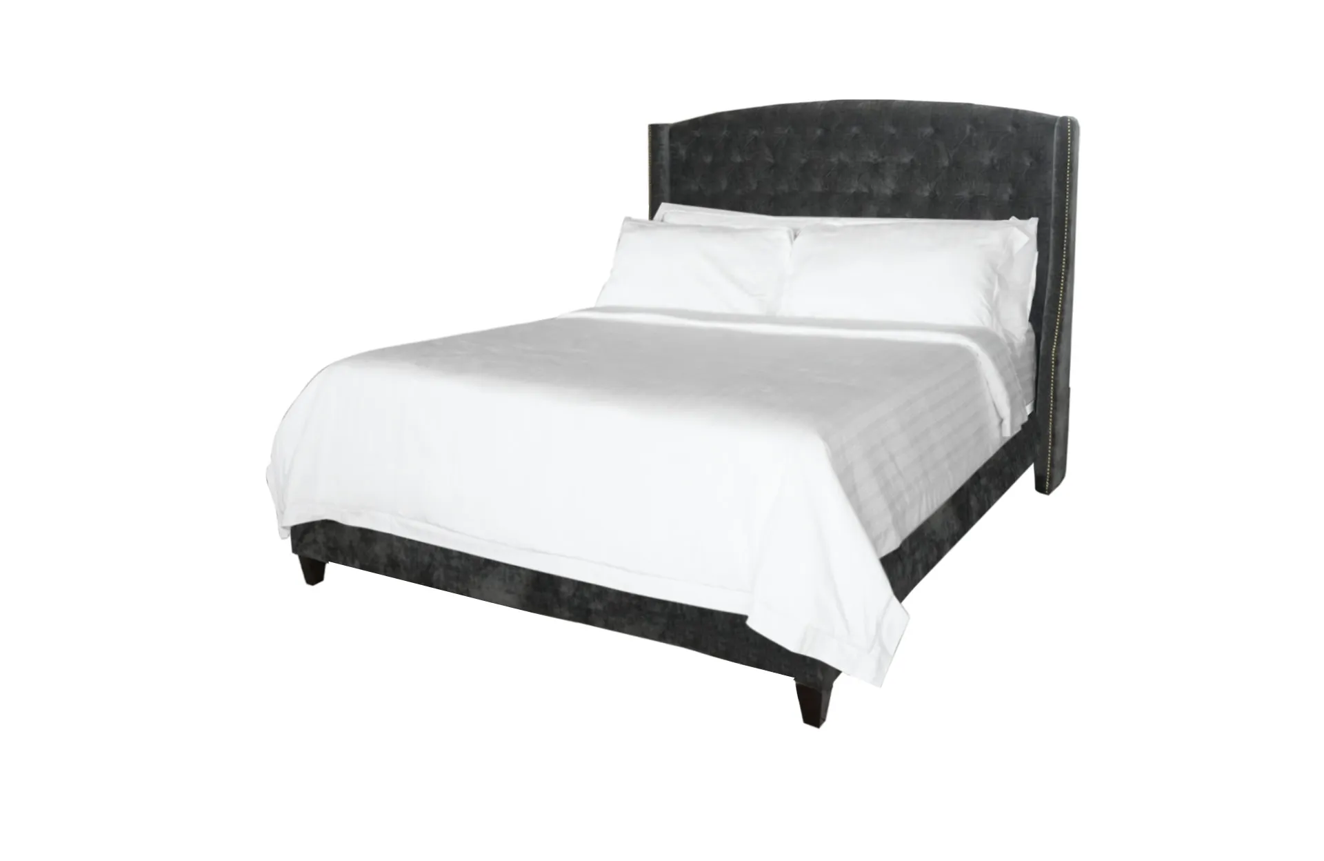 Home Decor Brome Bed Set AG 117 Graphite Side View