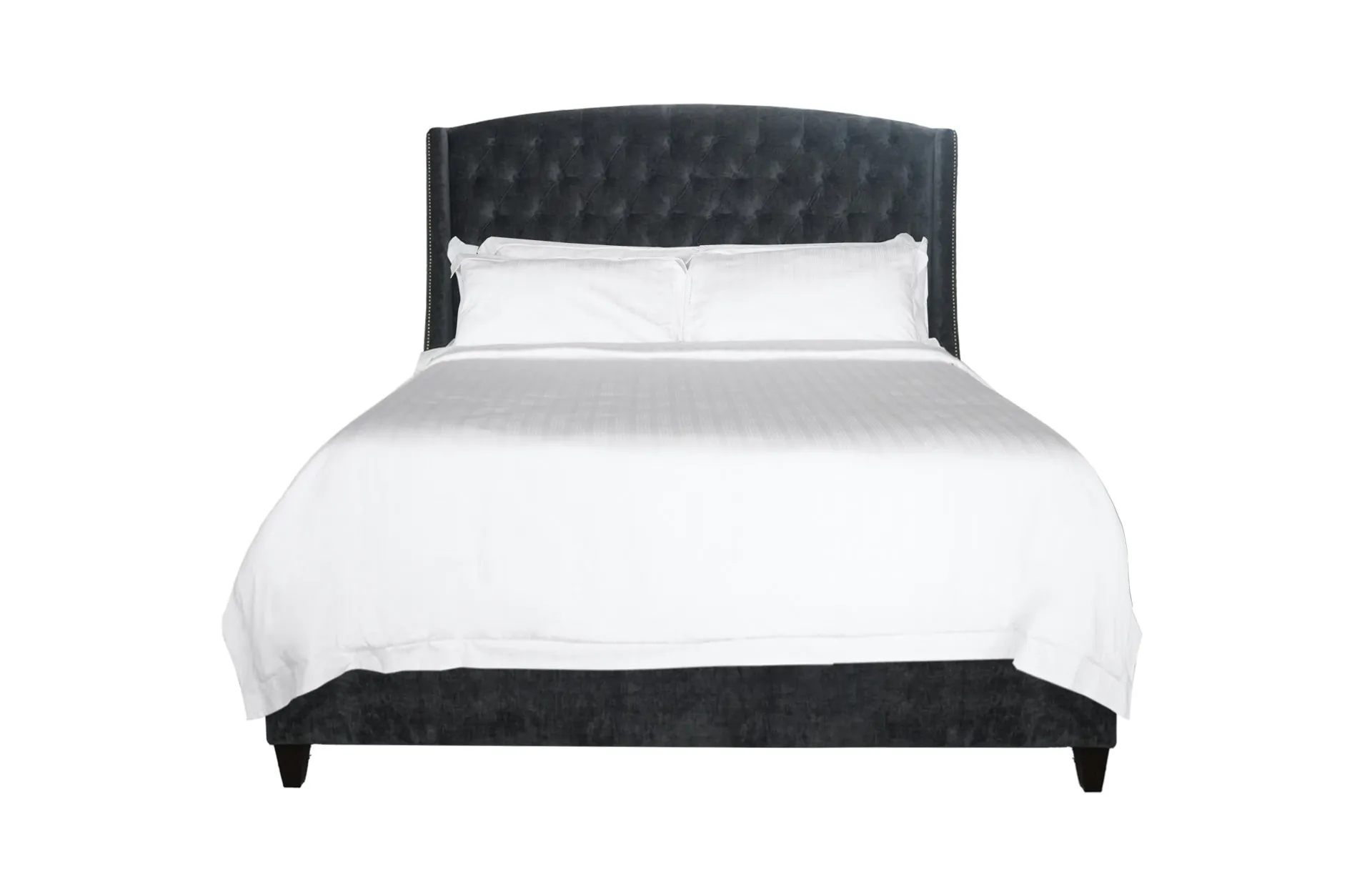 Home Decor Brome Bed Set AG 117 Graphite Front View