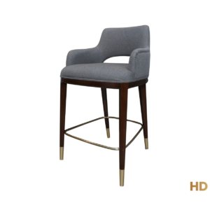 home Decor Denton Bar Chair G 15 Slate Side View