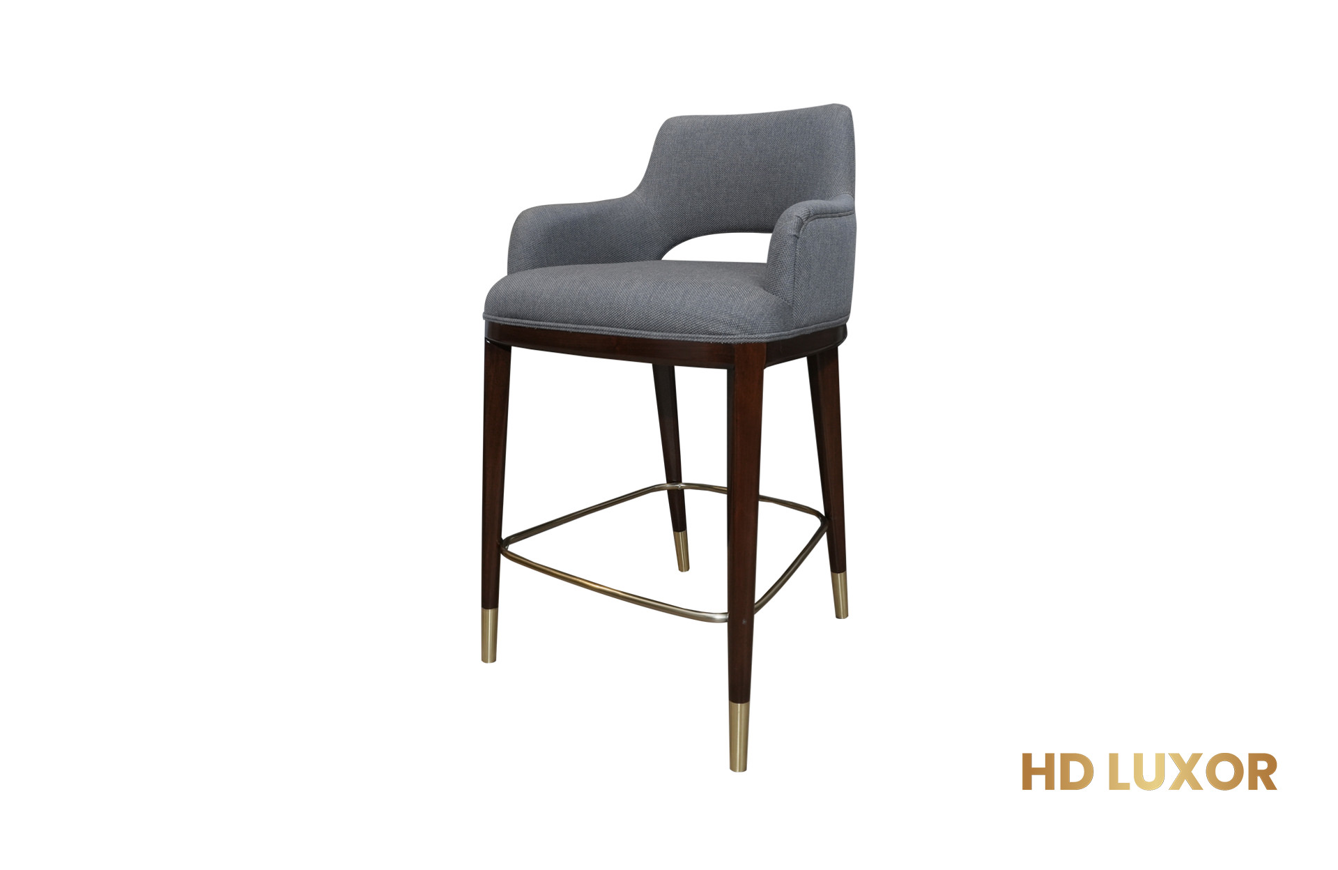 home Decor Denton Bar Chair G 15 Slate Side View