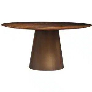 Home Decor MU-020-003 Cone Base Round Dining Table 1525 Front View