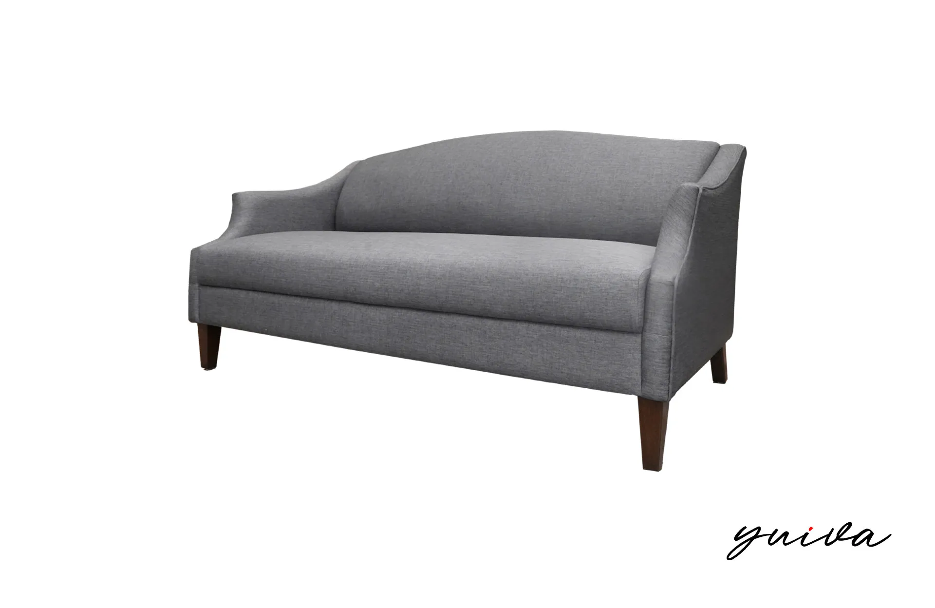 Home Decor Kansas Sofa TU 25 Stone Side View