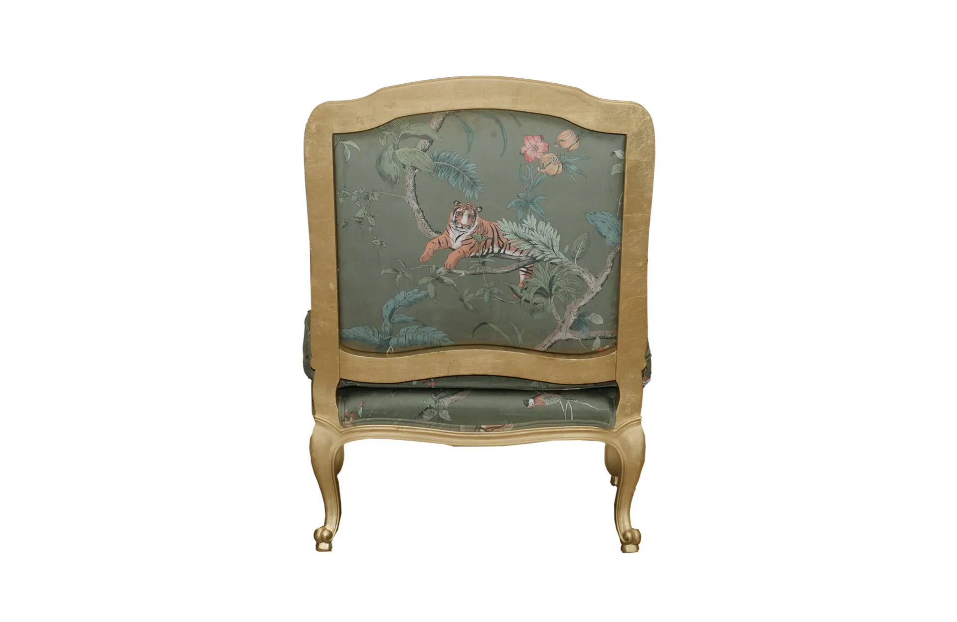 Home Decor Armchair Estate Rimini Chair FA Champagne Back View